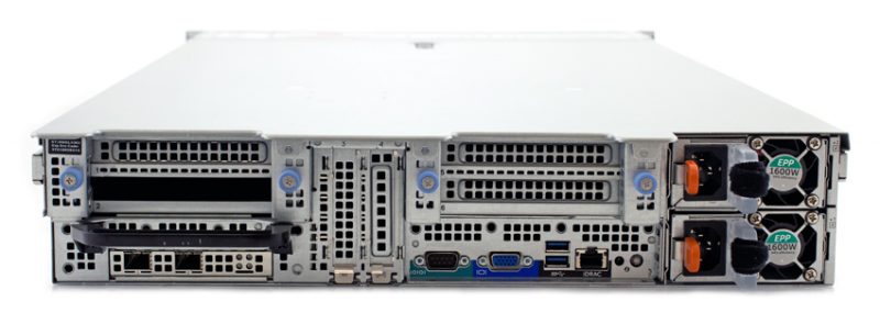StorageReview DellEMC PowerEdge R840 Rear