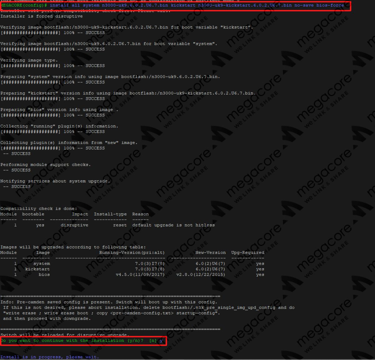 downgrade firmware nx-os 7.x xuống nx-os 6.x