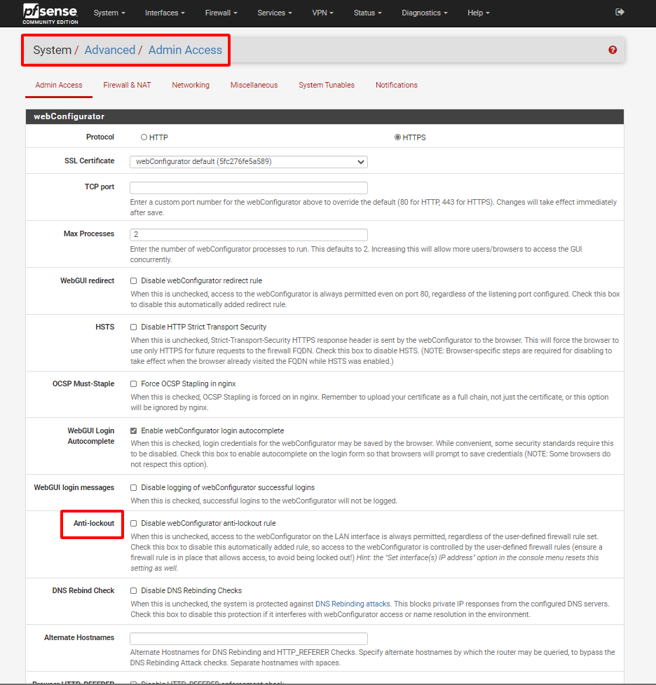 Pfsense