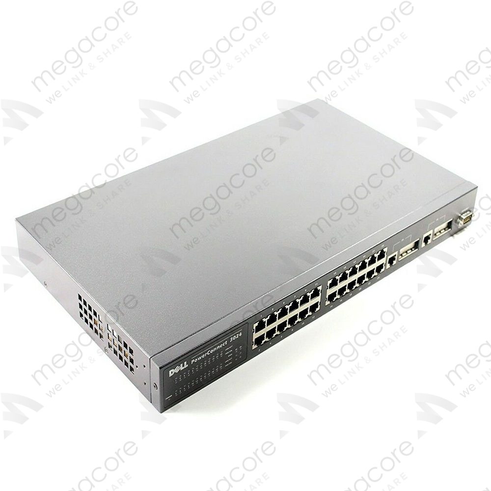 Dell PowerConnect (PCT3024) 24-Ports Rack-Mountable Switch Managed stackable