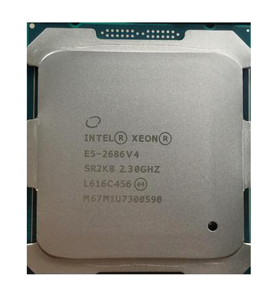 CPU Intel Xeon E5-2686v4 (2.3 GHz / 45MB / 18 Core / 36 Thread )